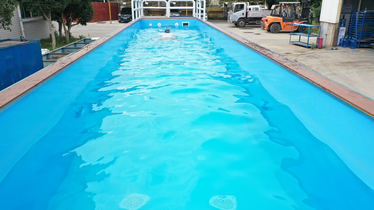 外贸集装箱泳池