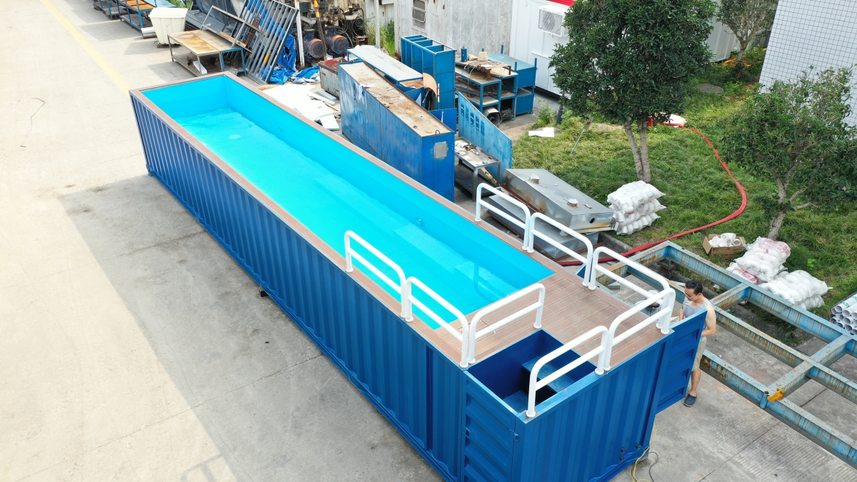 外贸集装箱泳池