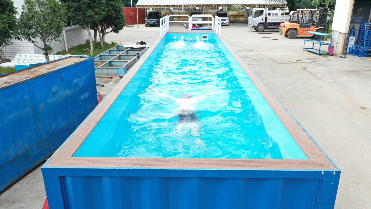 外贸集装箱泳池