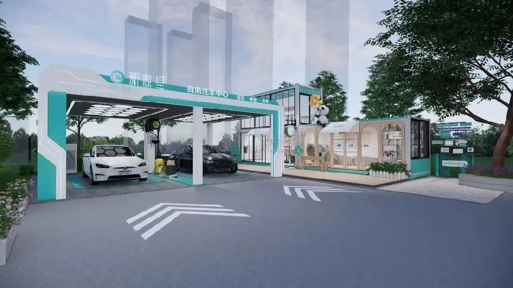 创意集装箱搭建充电站休息驿站，颜值爆表！