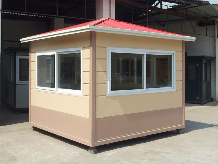 彩钢尖顶子岗亭