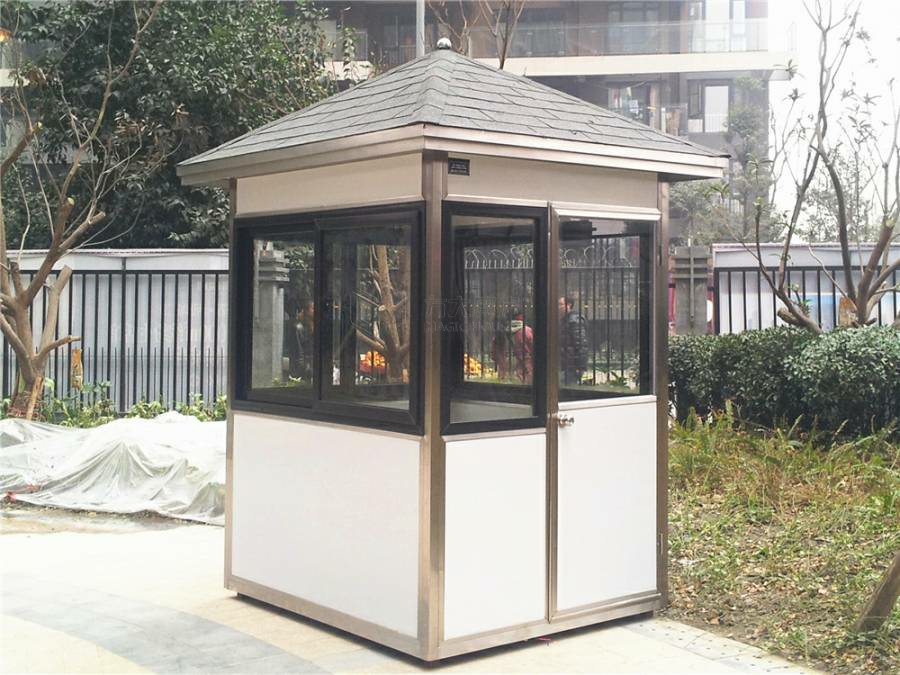 彩钢尖顶子岗亭