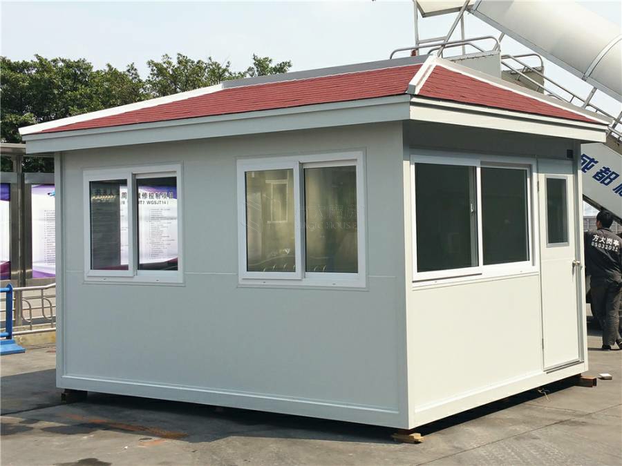 彩钢尖顶子岗亭