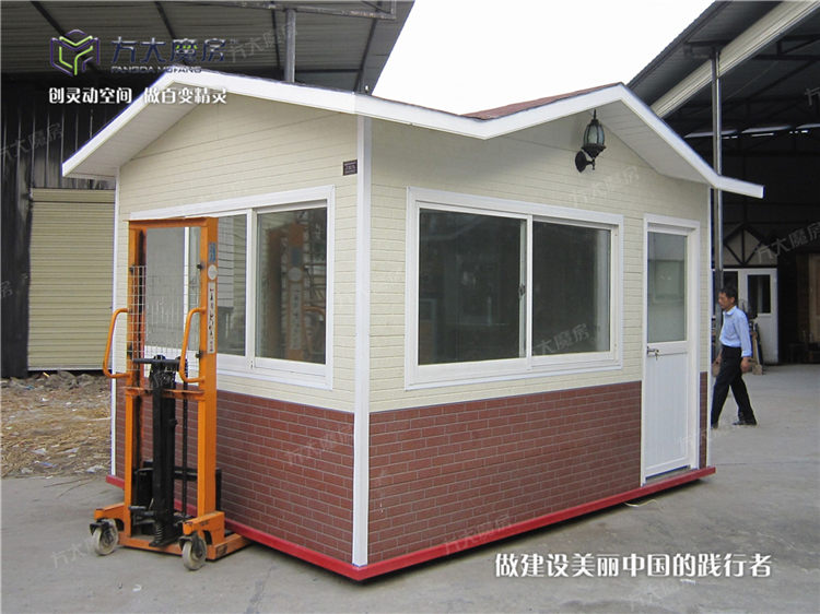 金属雕花板岗亭