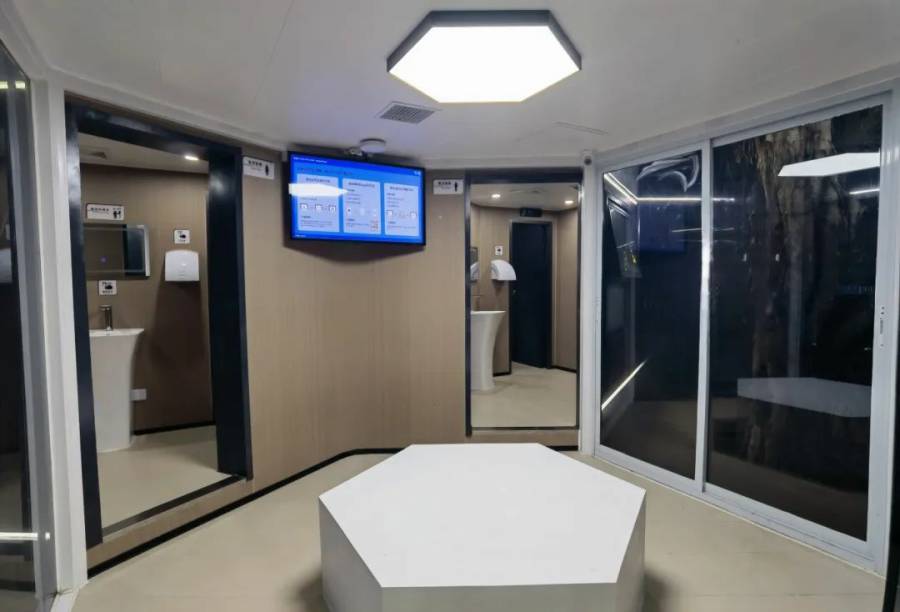 3D打印蜂巢智慧公厕