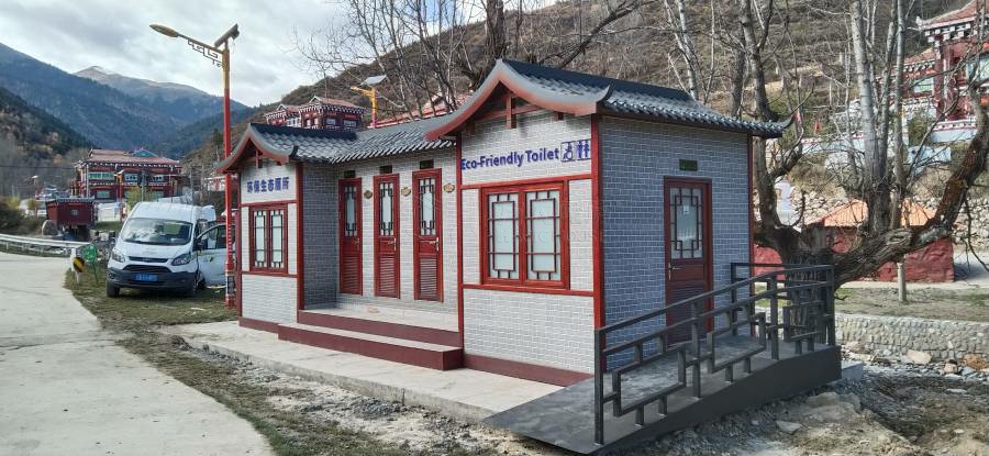 中国风微生物降解厕所