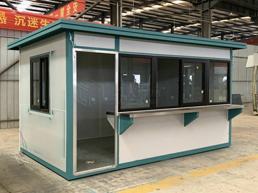 绿色移动售货亭