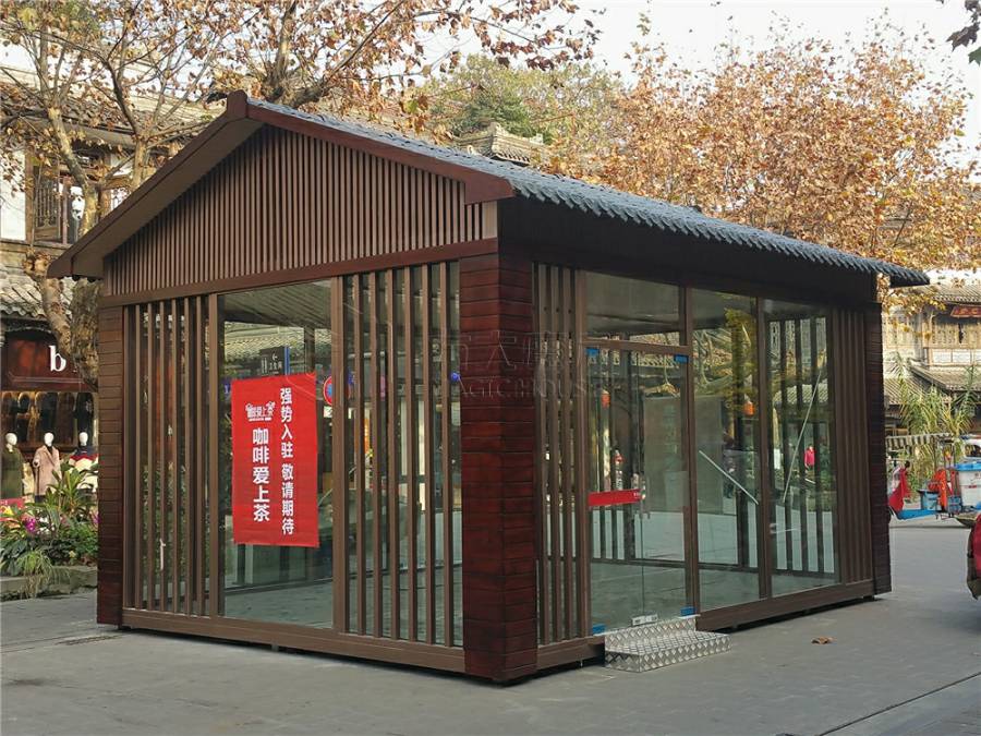 仿古商业售货亭