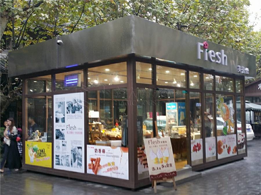 仿古商业售货亭