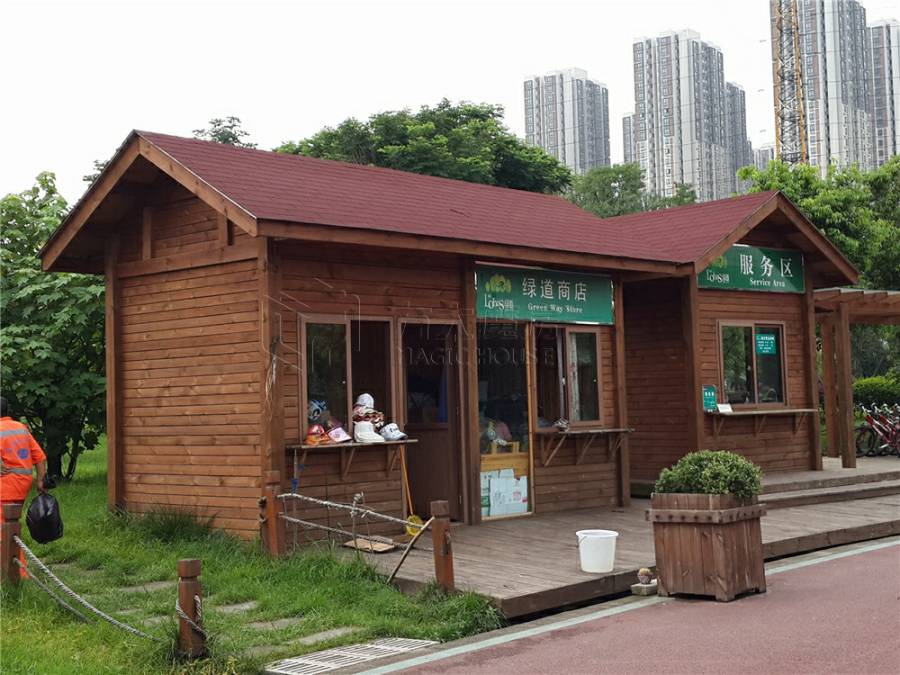 仿古商业售货亭