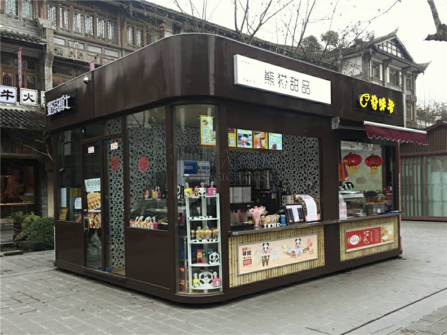 仿古商业售货亭